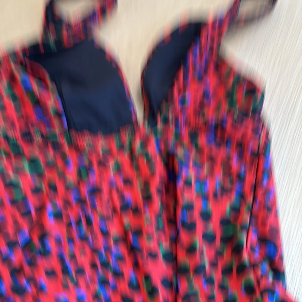 Maa Boo Red Animal Print Dome One Piece Tummy Control Swimsuit Size Small x1270
